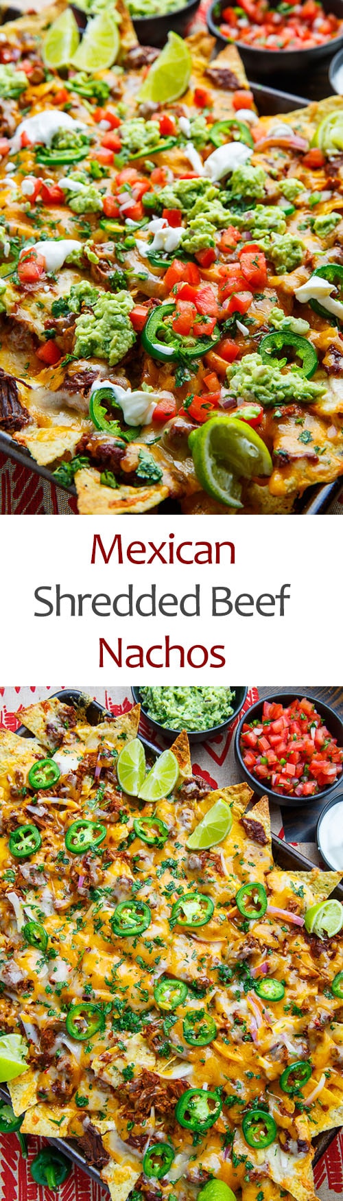Mexican Shredded Beef Nachos