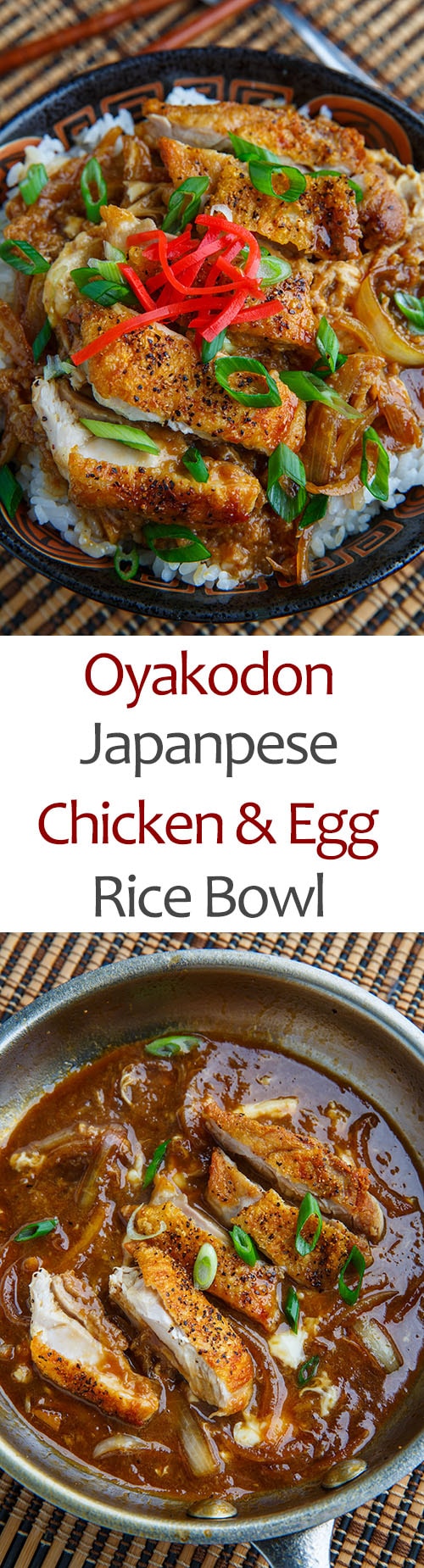 Oyakodon (Japanese Chicken and Egg Rice Bowl)
