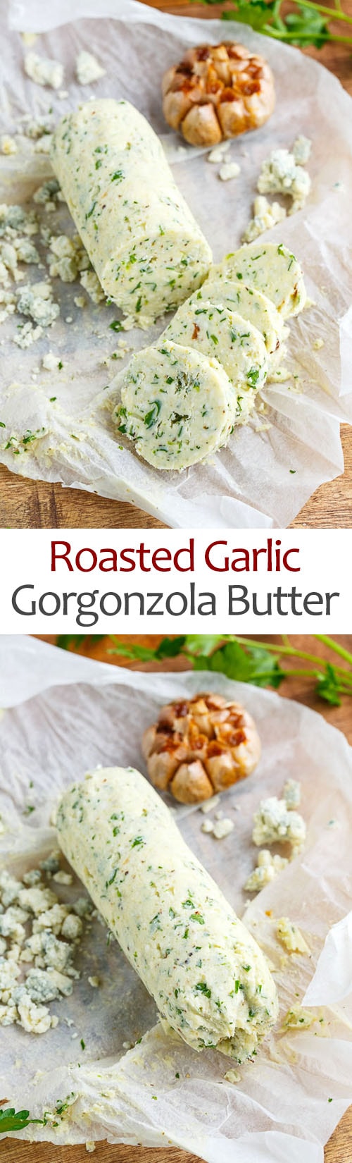 Roasted Garlic Gorgonzola Butter