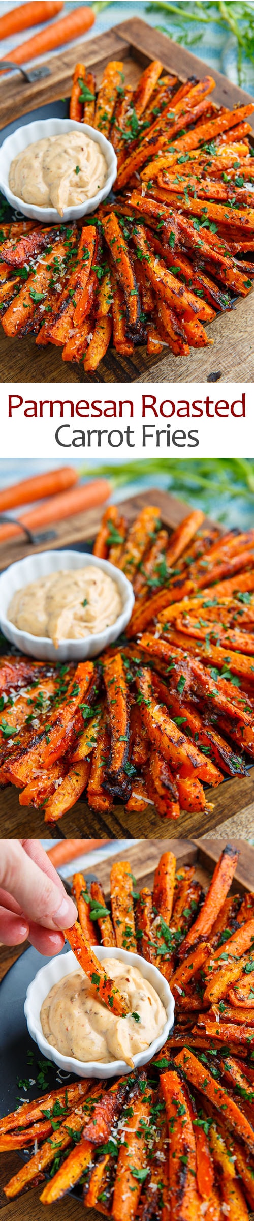 Parmesan Roasted Carrot Fries
