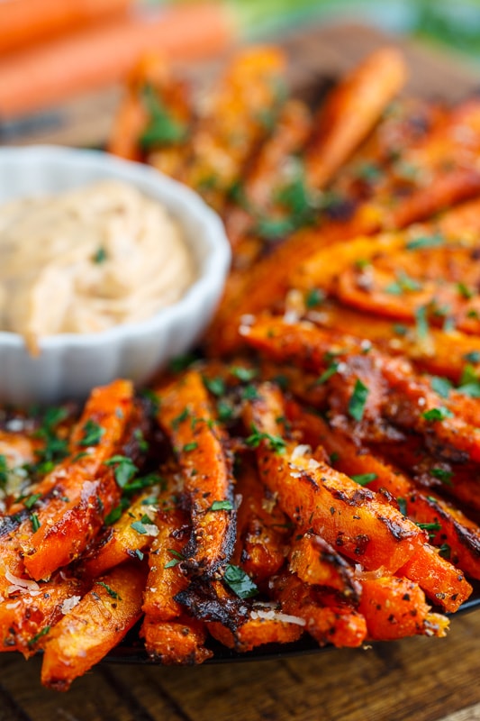Parmesan Roasted Carrot Fries