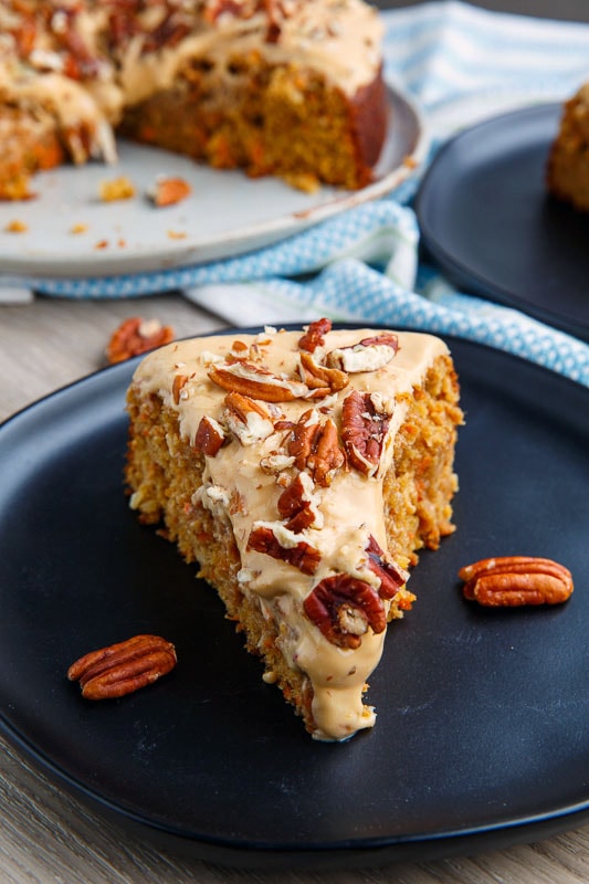 Carrot Cake with Dulce de Leche Cream Cheese Frosting