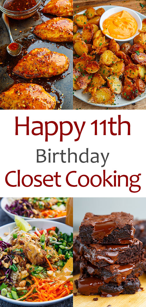 Happy 11th Birthday Closet Cooking on Closet Cooking