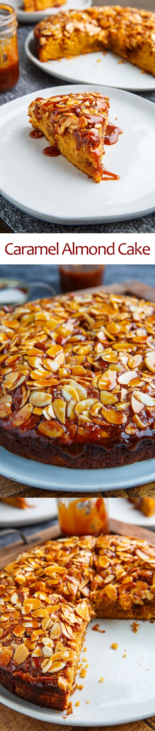 Caramel Soaked Almond Cake