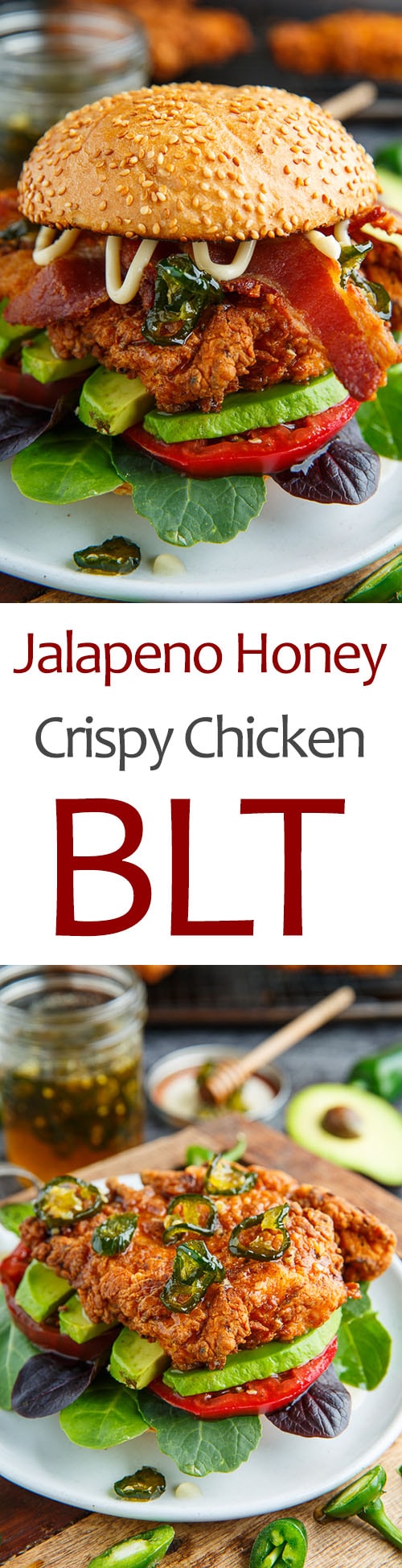 Jalapeno Honey Crispy Fried Chicken BLT