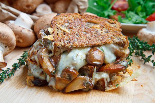 Mushroom Grilled Cheese Sandwich (aka The Mushroom Melt)