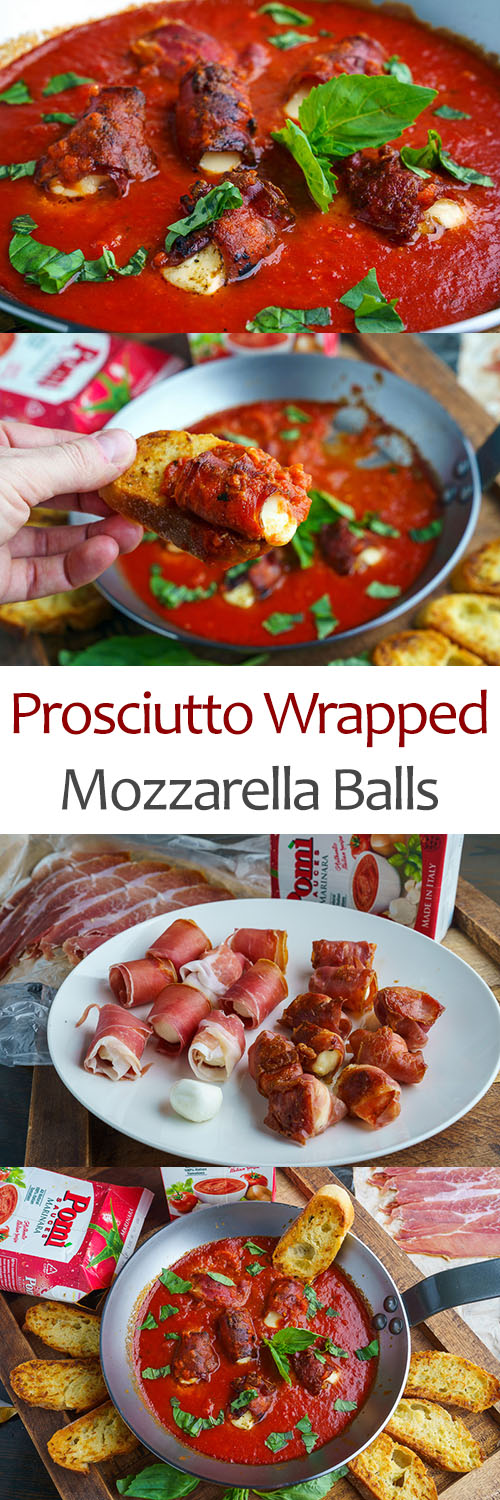 Prosciutto Wrapped Mozzarella Balls