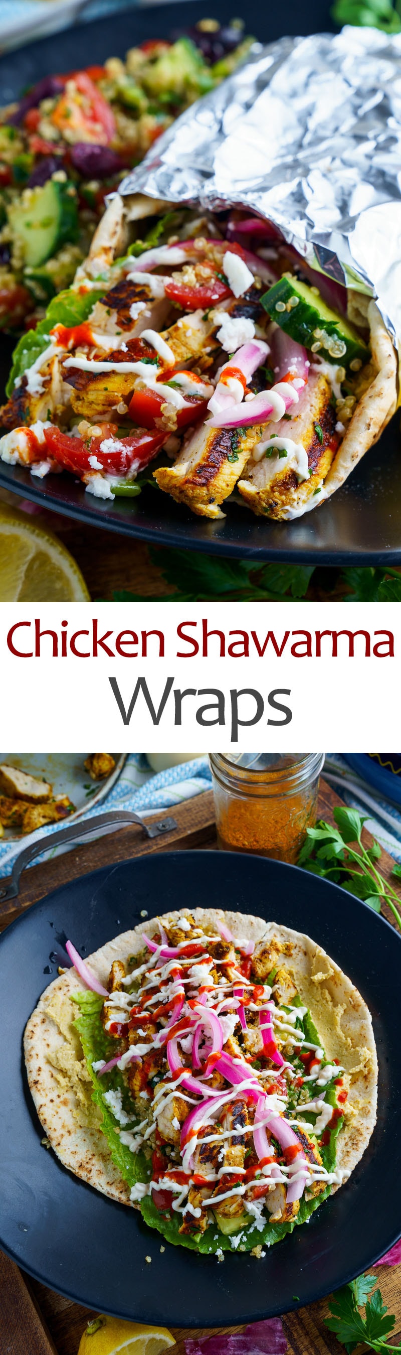 Chicken Shawarma Wraps
