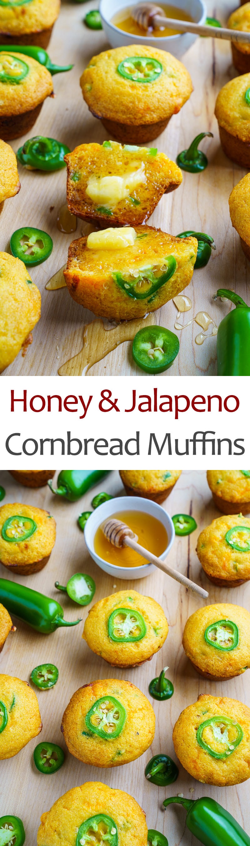 Honey Jalapeno Cornbread Muffins