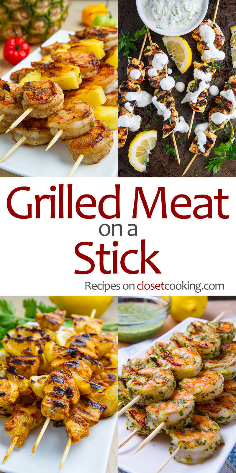Grilled Meat on a Stick