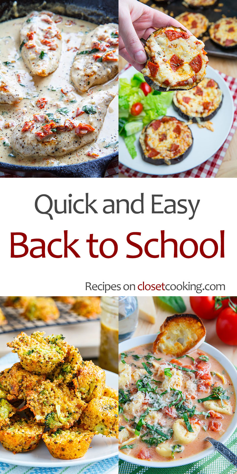 Quick and Easy Back to School Recipes
