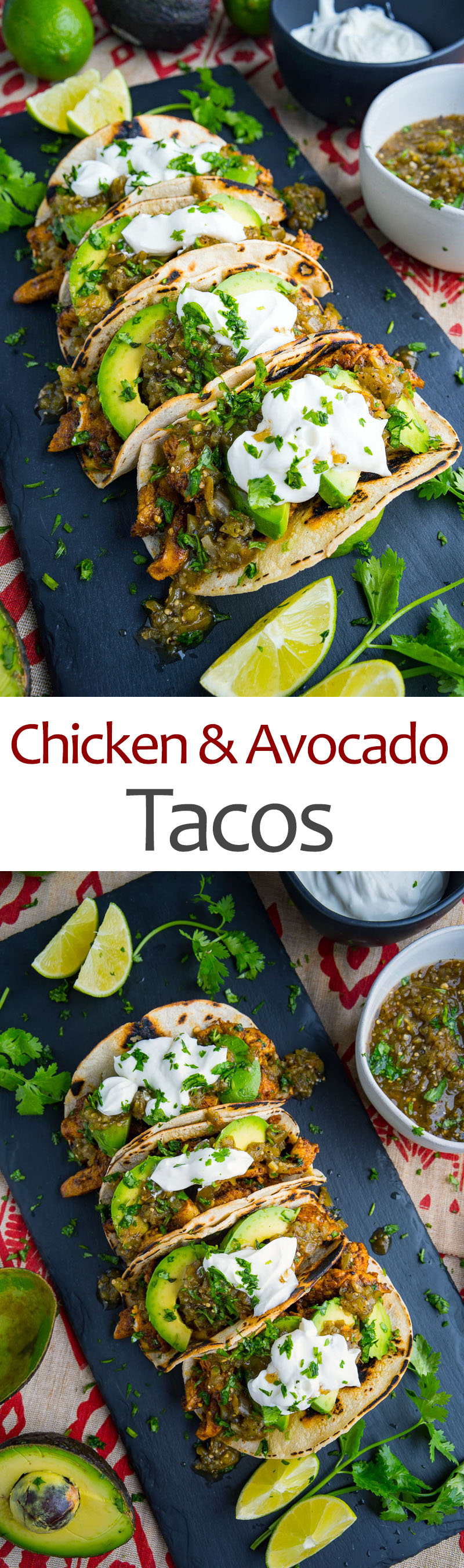Chicken and Avocado Tacos