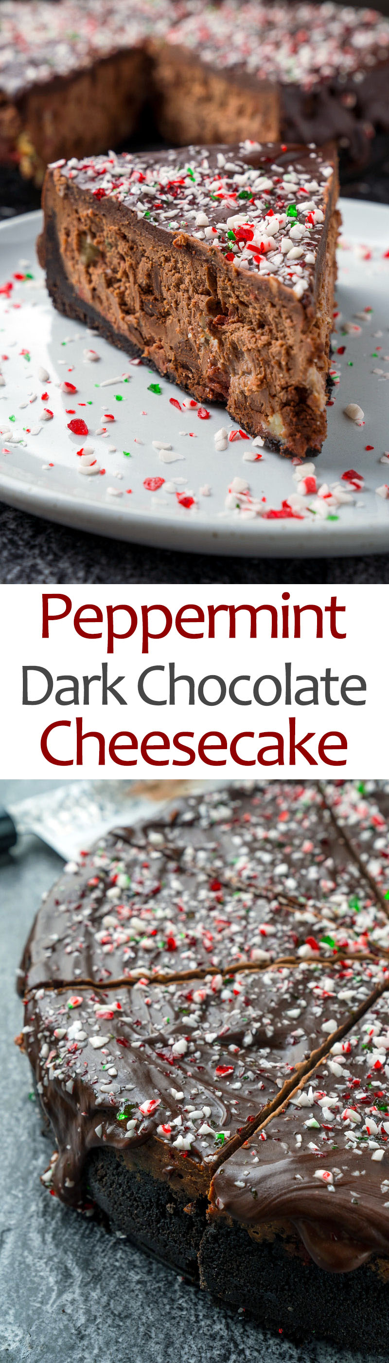 Peppermint Chocolate Cheesecake