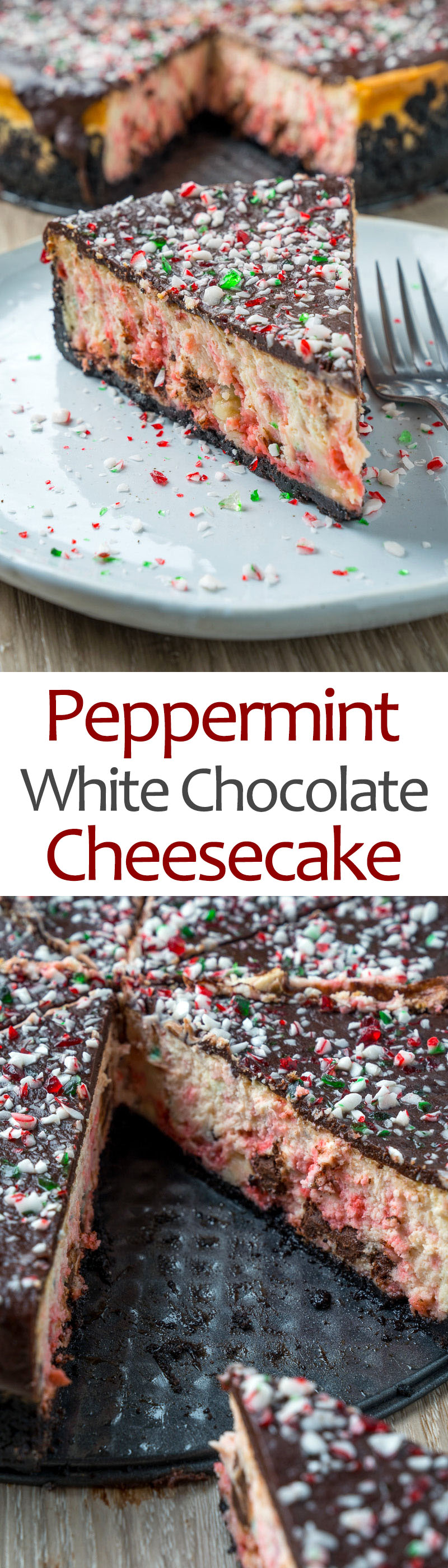 Peppermint Chocolate Cheesecake
