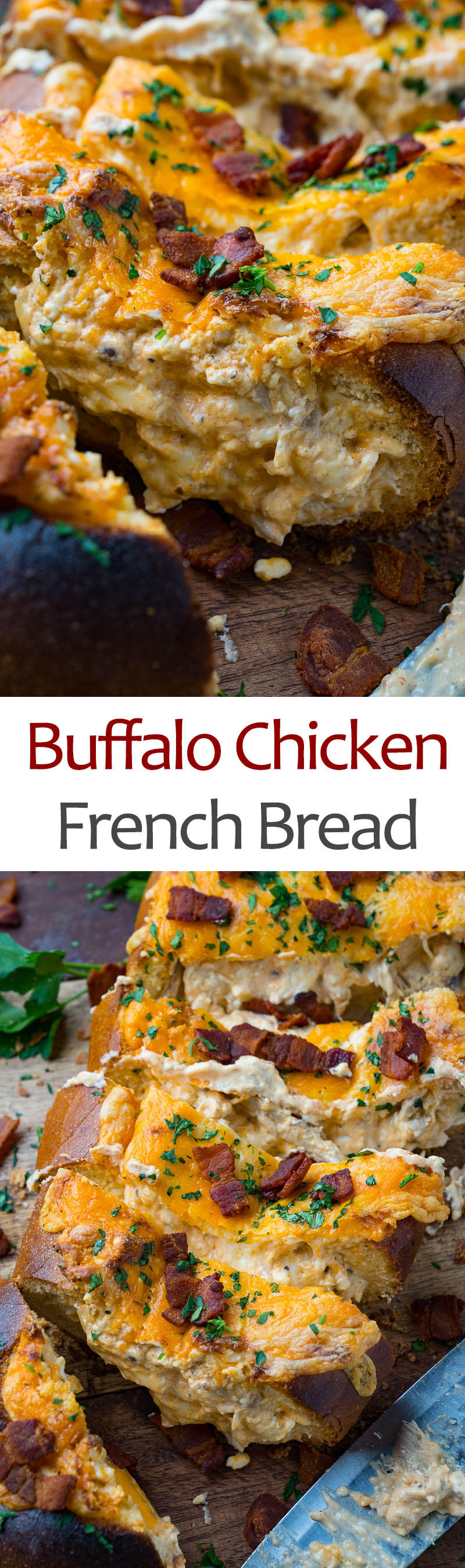 Buffalo Chicken French Bread