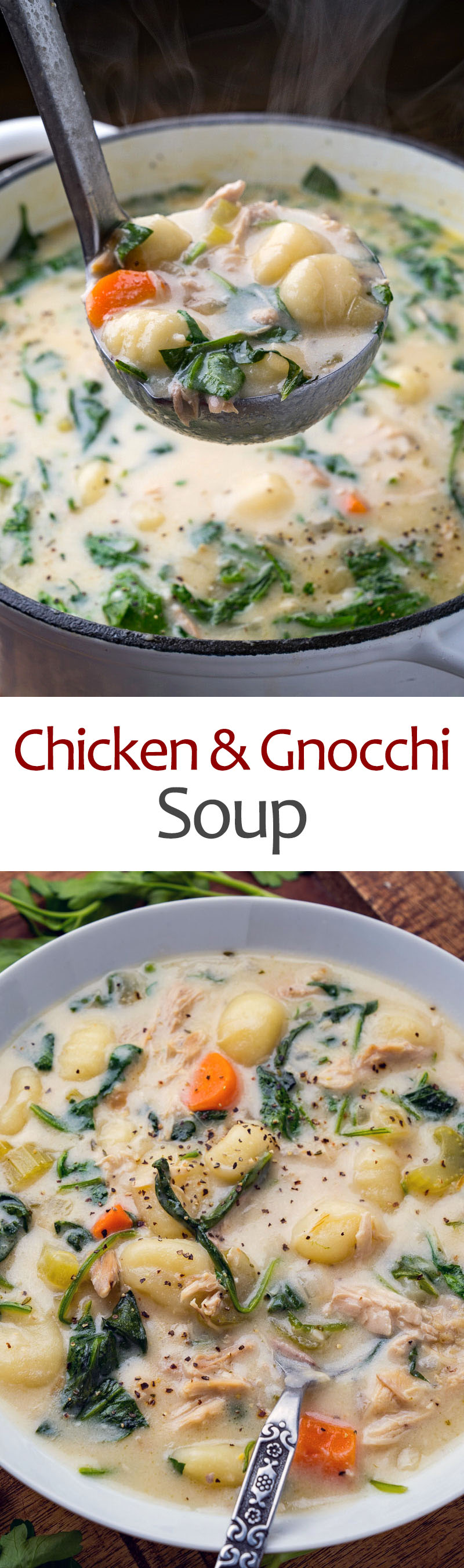 Creamy Chicken and Gnocchi Soup (Olive Garden Copycat)