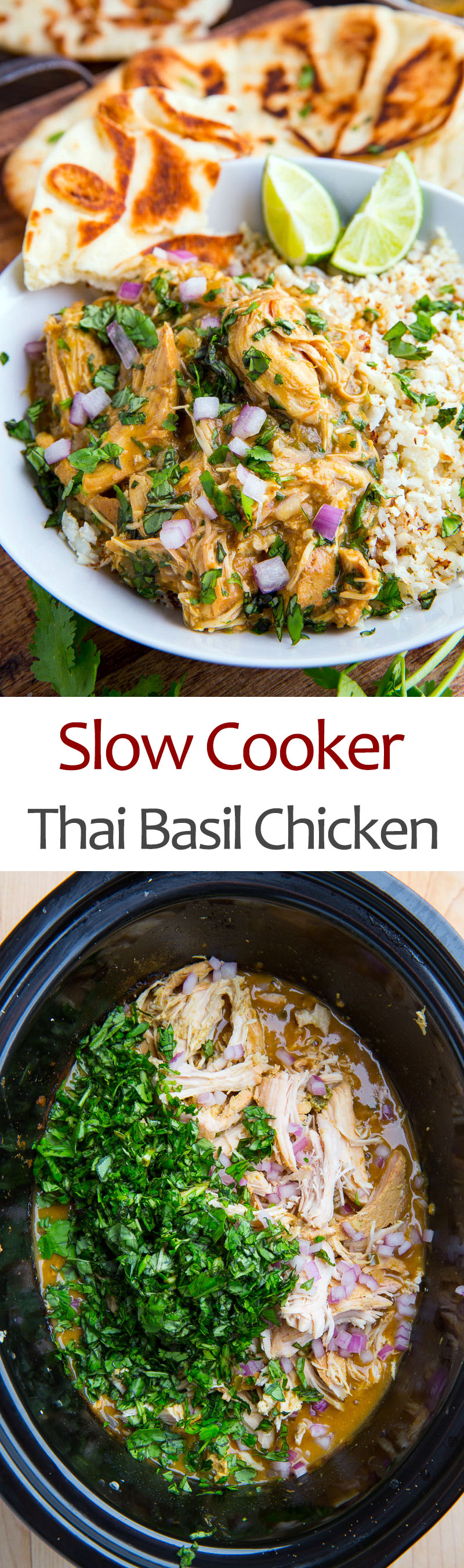 Slow Cooker Thai Basil Chicken Curry