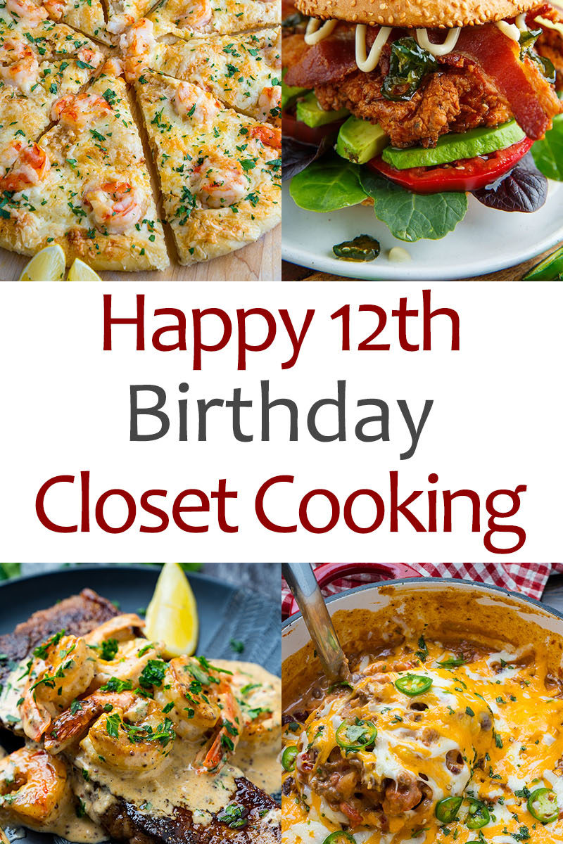 Happy 12th Birthday Closet Cooking