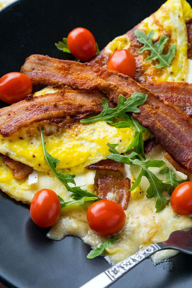 Bacon and Brie Omelette