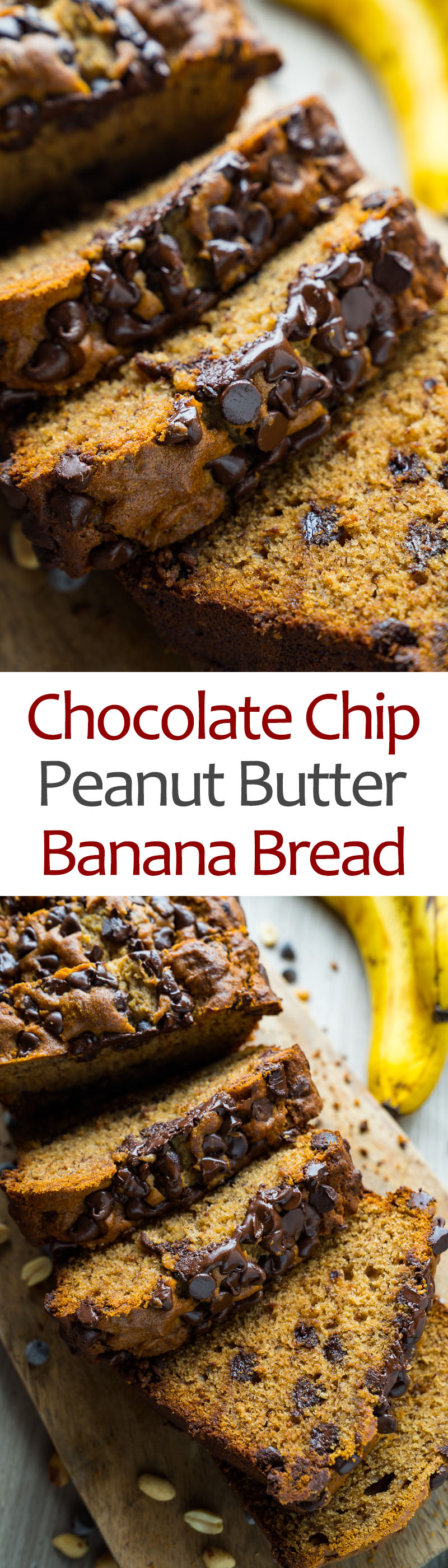 Chocolate Chip Peanut Butter Banana Bread