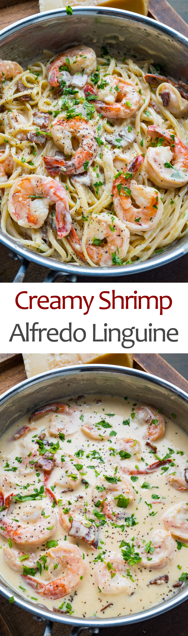 Creamy Shrimp Alfredo Linguine