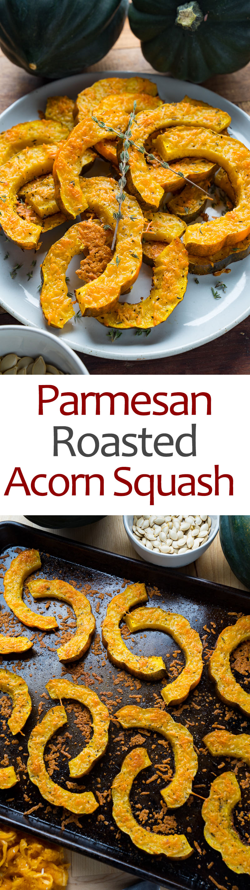 Parmesan Roasted Acorn Squash
