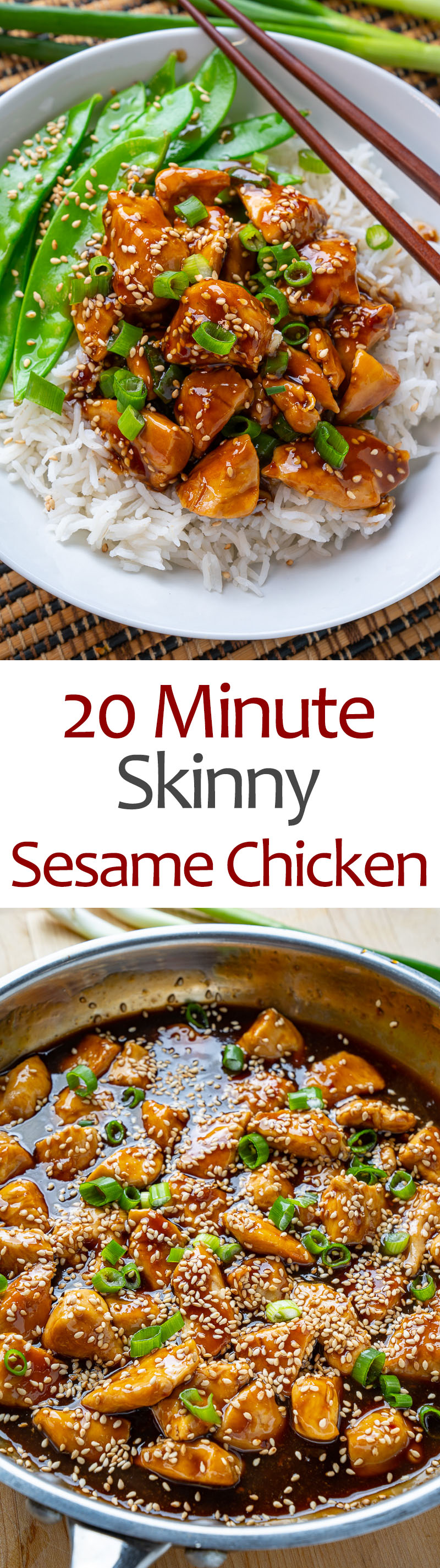 20 Minute Skinny Sesame Chicken
