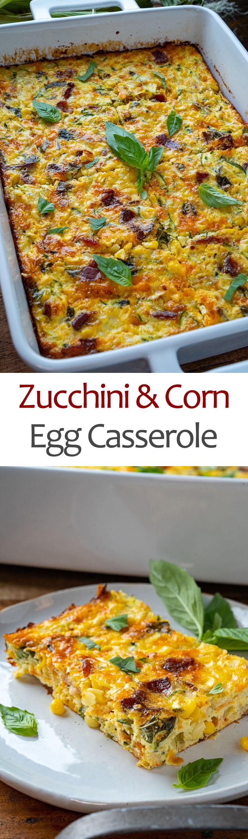 Zucchini and Corn Egg Casserole