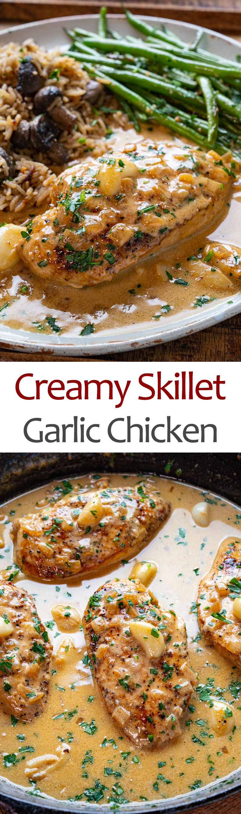 Creamy Skillet Garlic Chicken