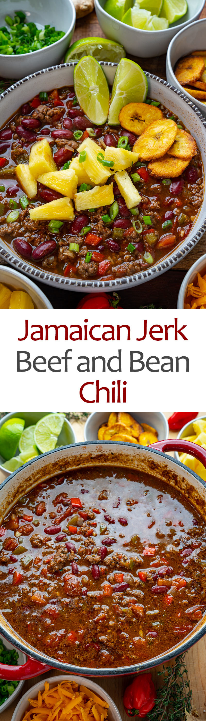 Jamaican Jerk Beef and Bean Chili