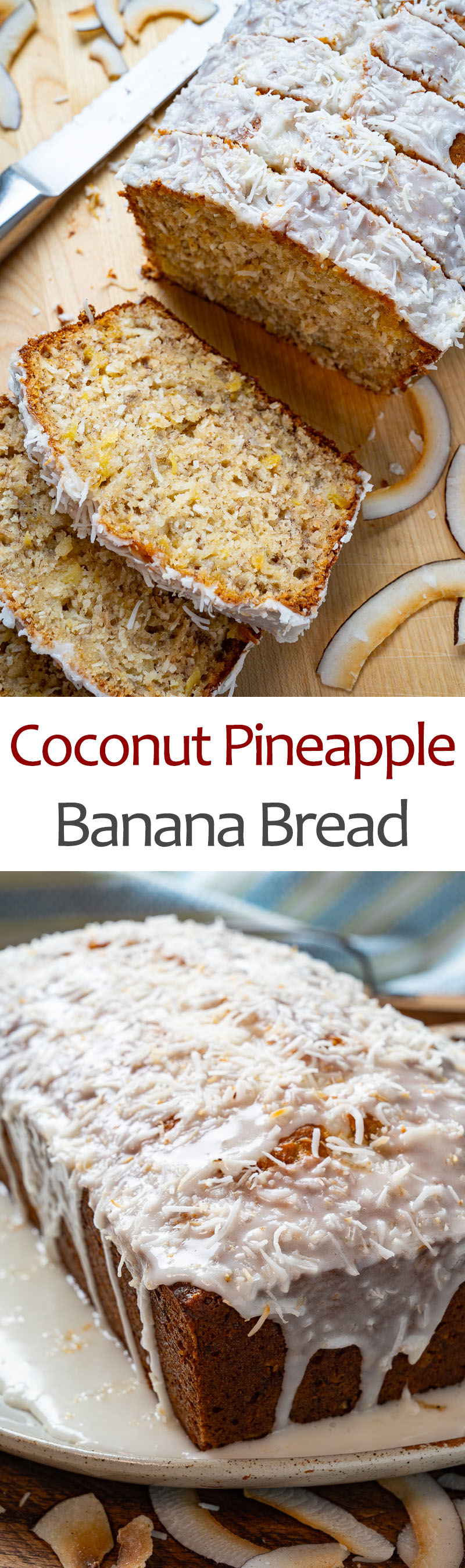 Coconut Pineapple Banana Bread
