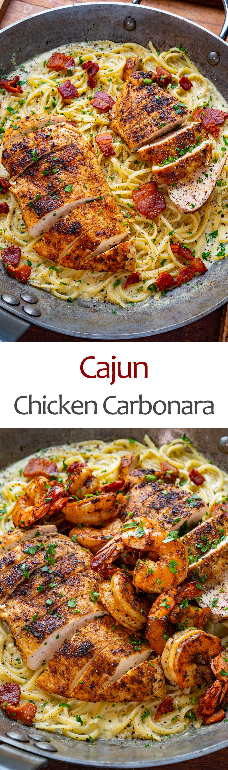 Cajun Chicken Carbonara