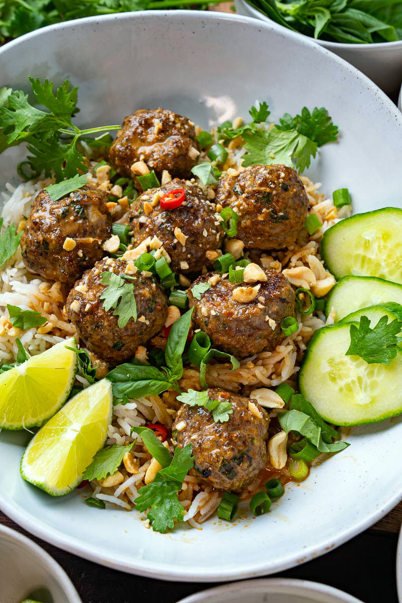 Thai Meatballs in Curry