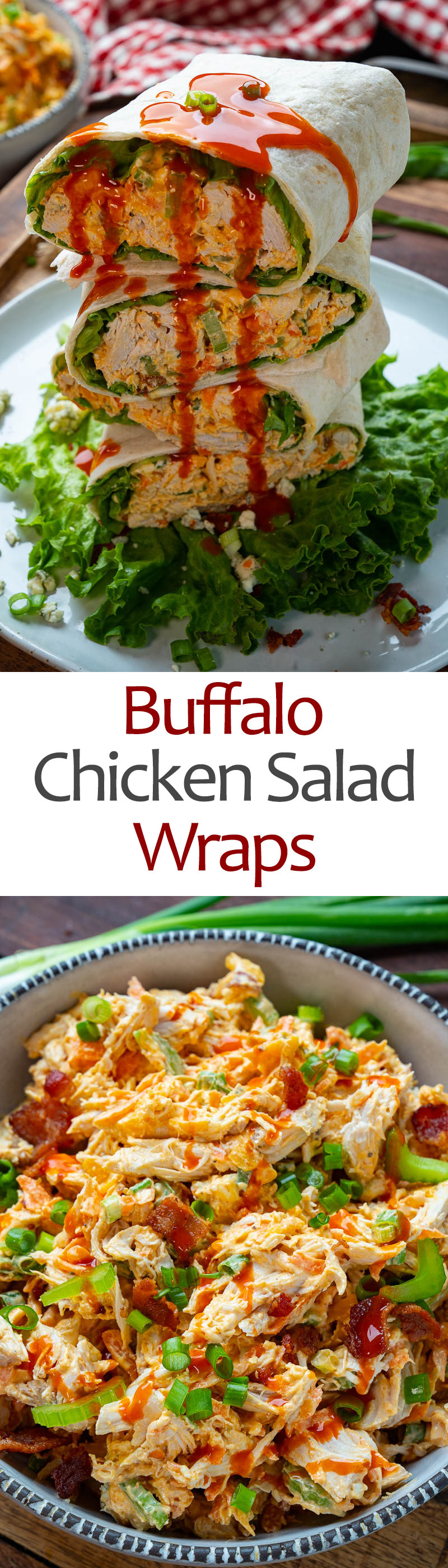 Buffalo Chicken Salad Wrap