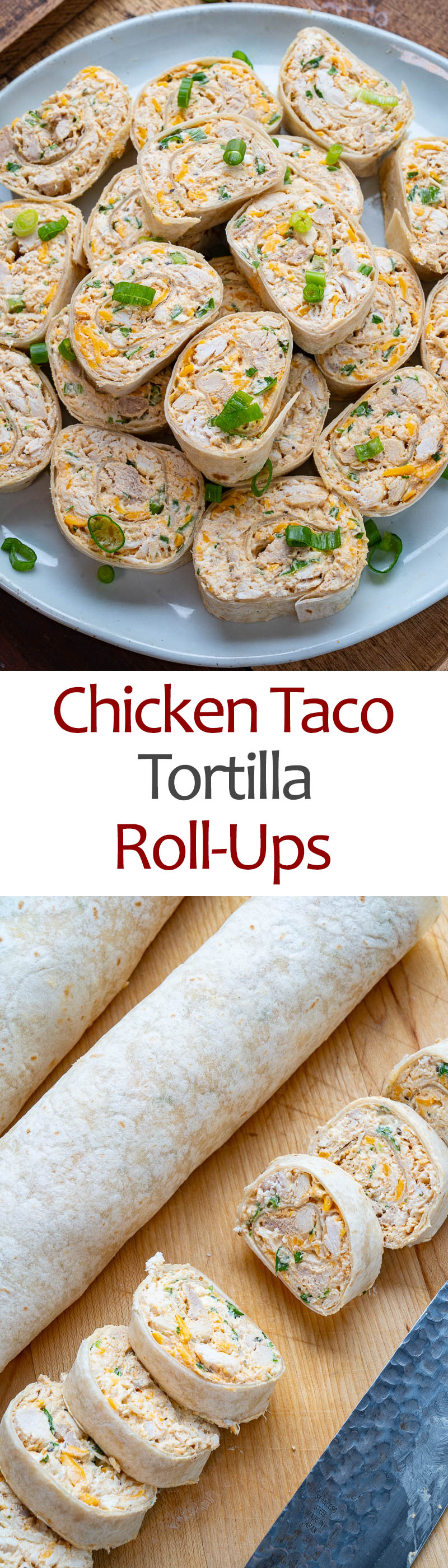 Chicken Taco Tortilla Roll Ups