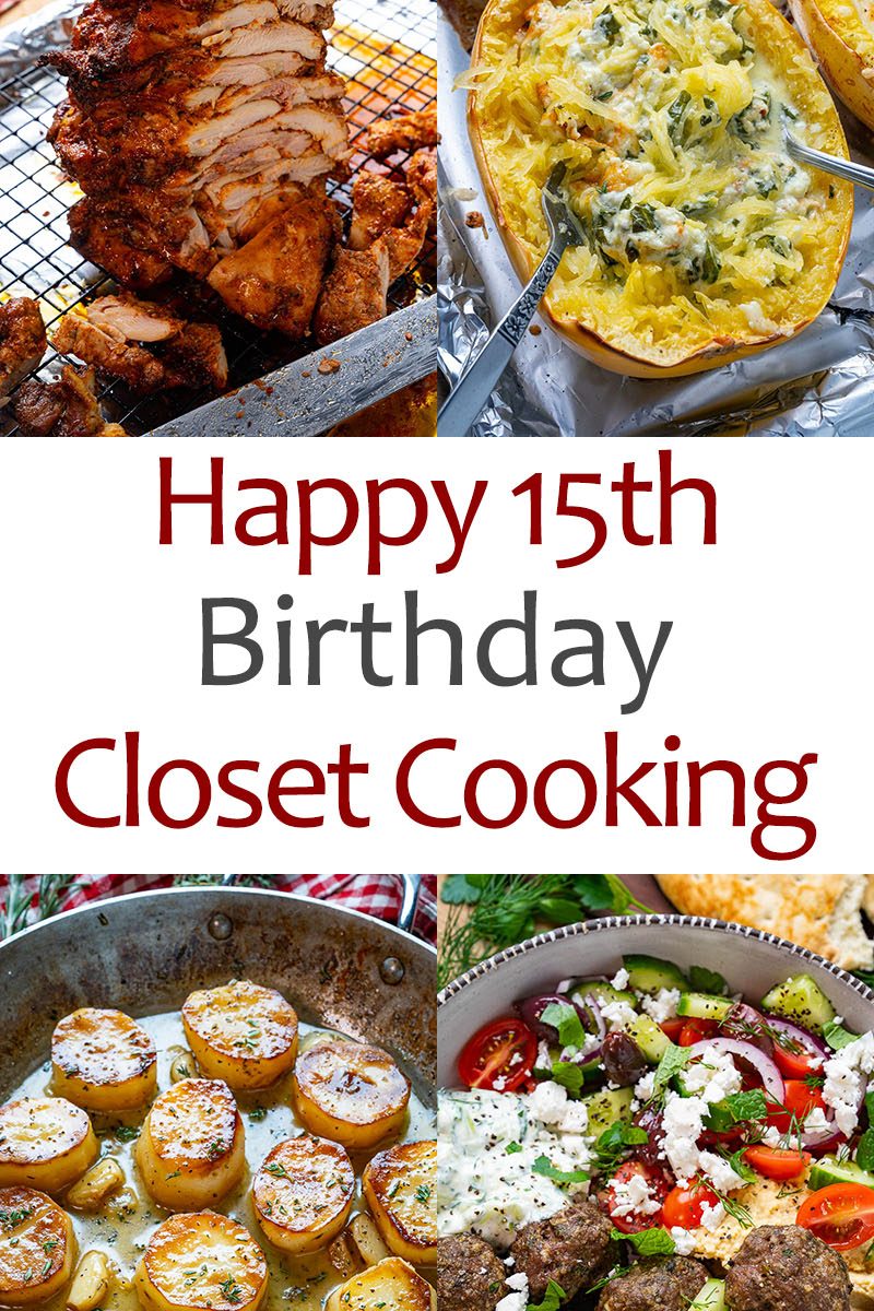Happy 15th Birthday Closet Cooking!