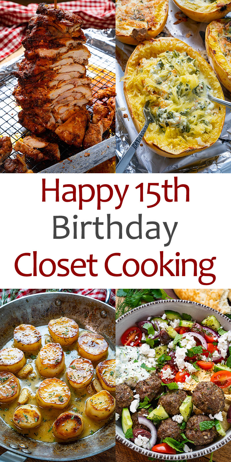 Happy 15th Birthday Closet Cooking!