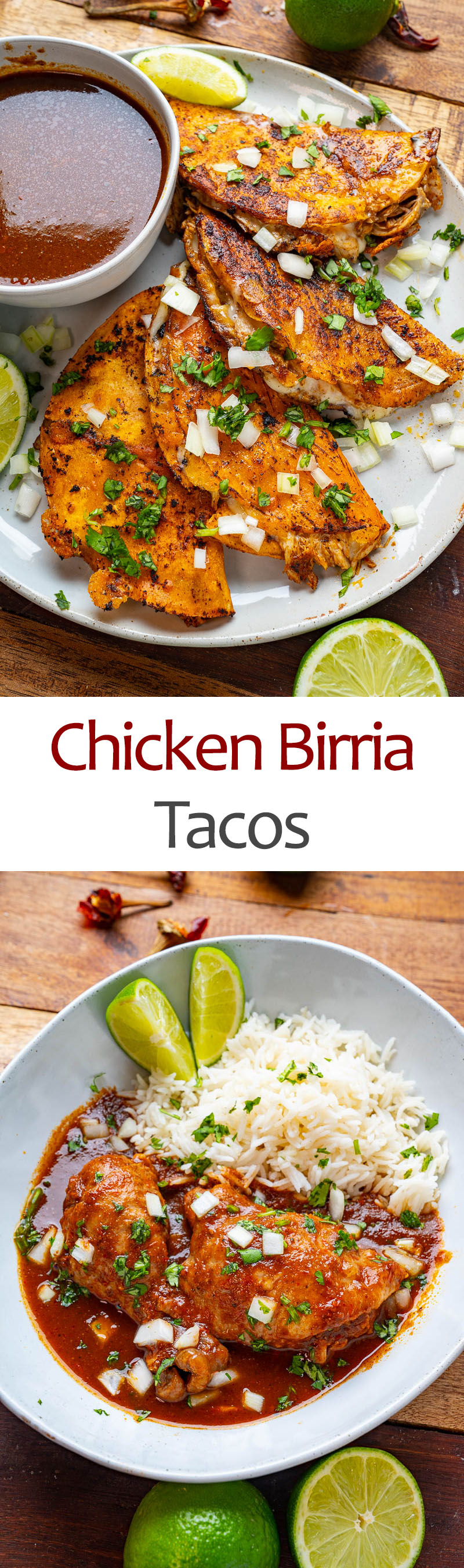 Chicken Birria Tacos