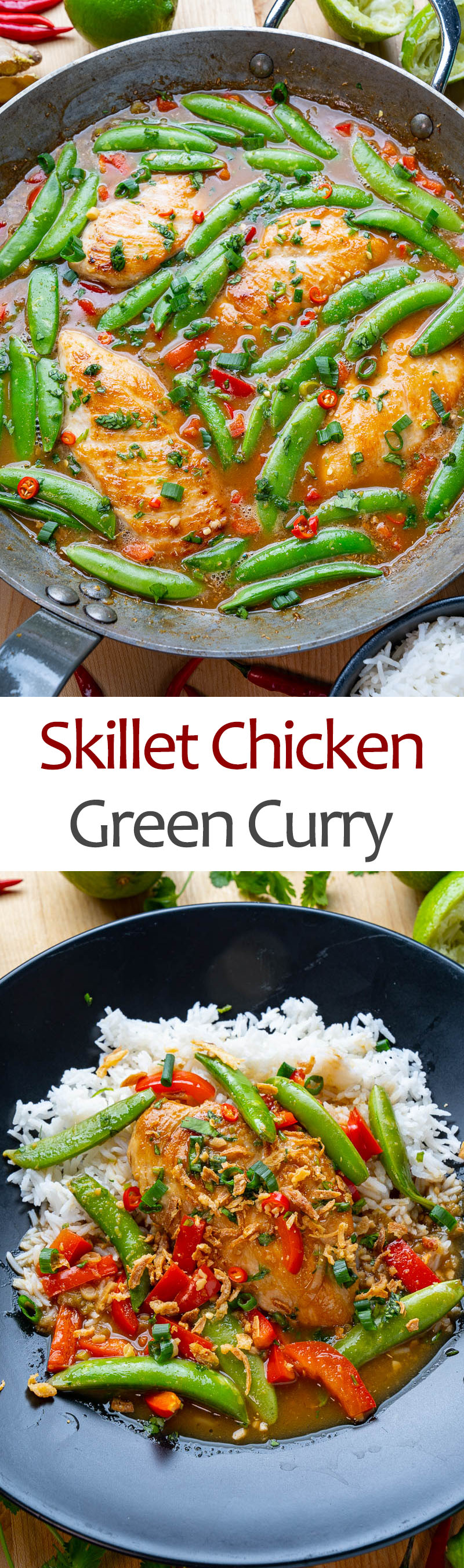 Skillet Green Curry Chicken