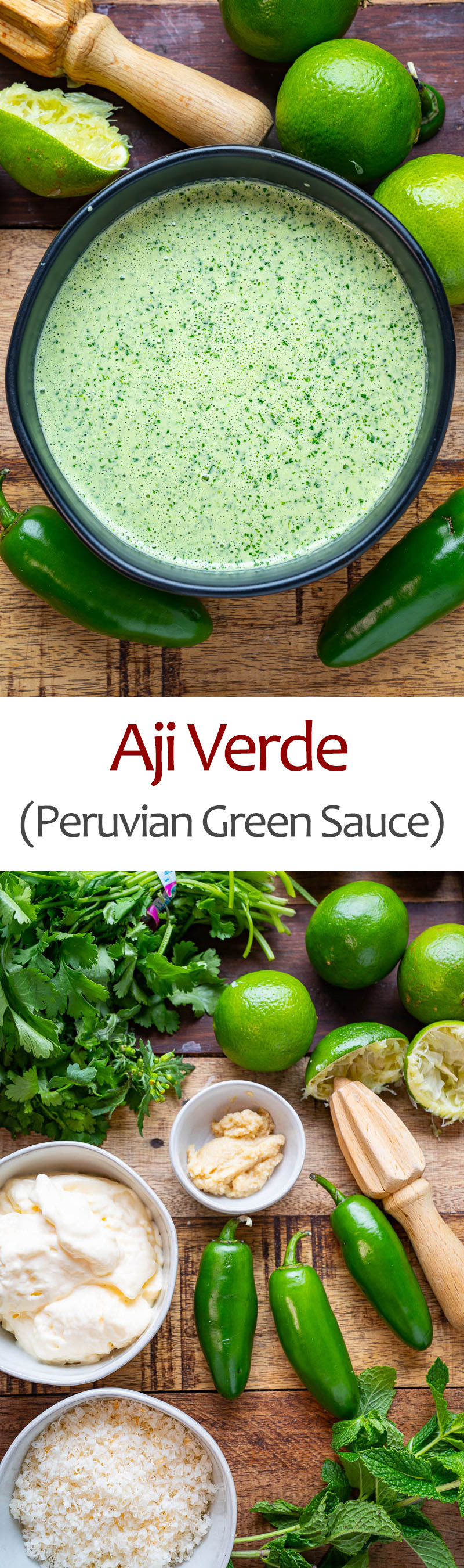 Aji Verde (Peruvian Green Sauce)