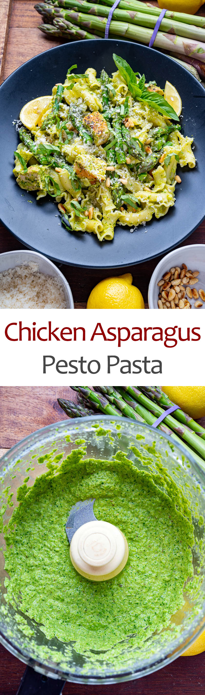 Chicken Asparagus Pesto Pasta