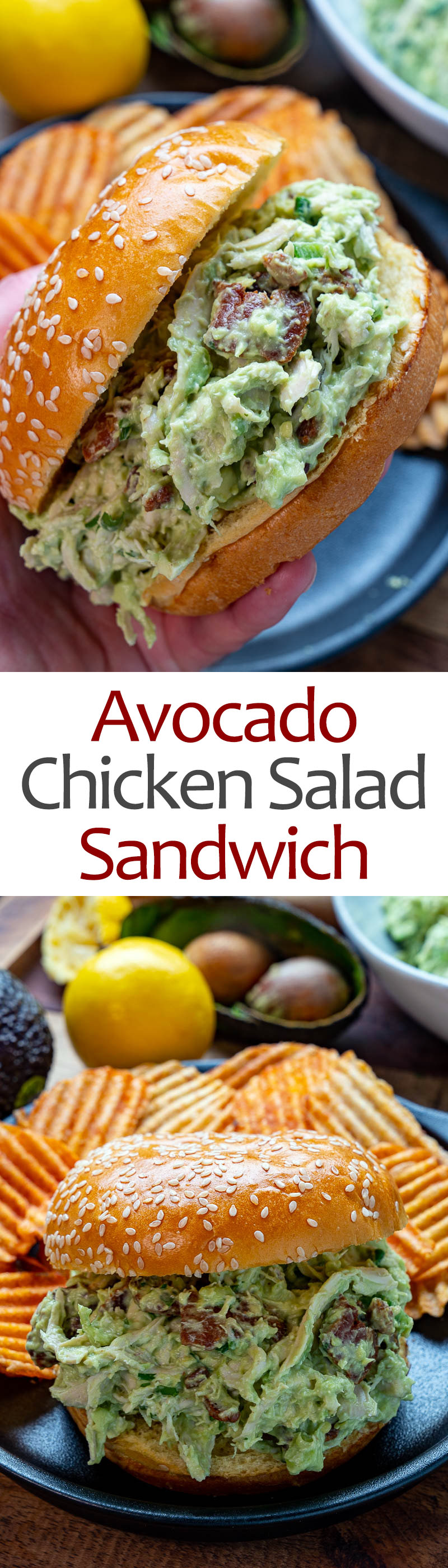 Avocado Chicken Salad Sandwich