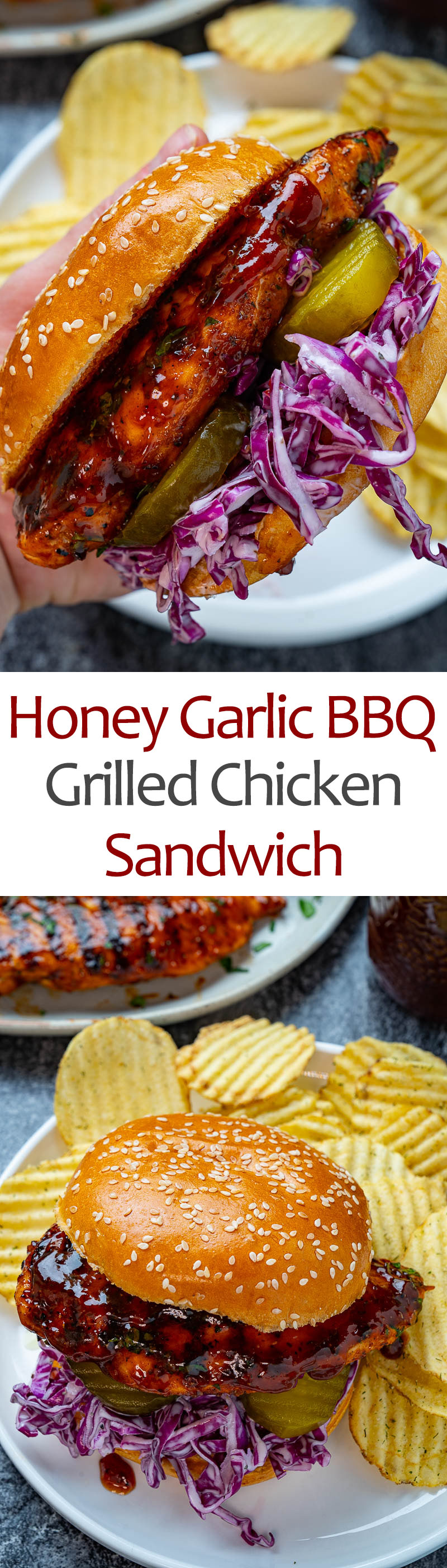 Honey Garlic BBQ Grilled Chicken Sandwich