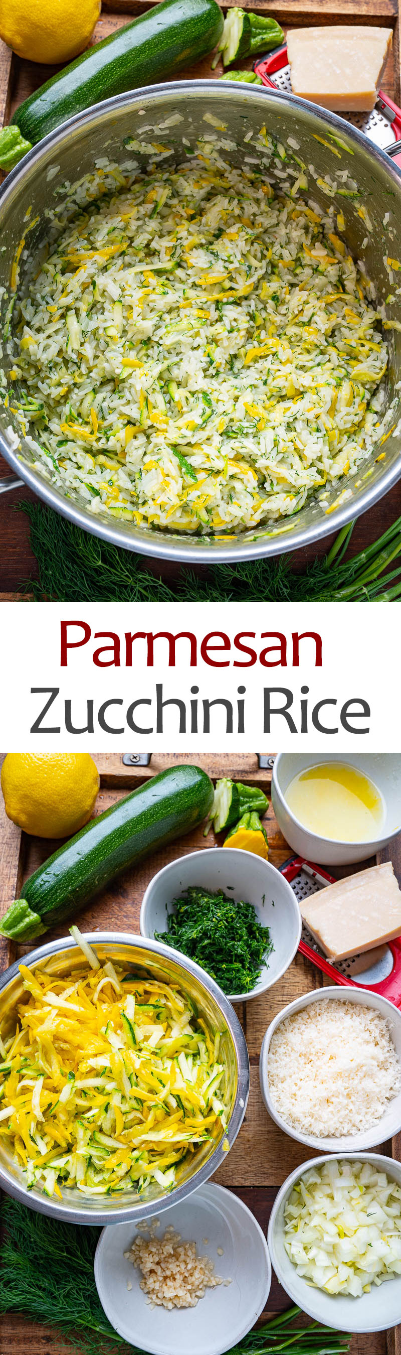 Parmesan Zucchini Rice