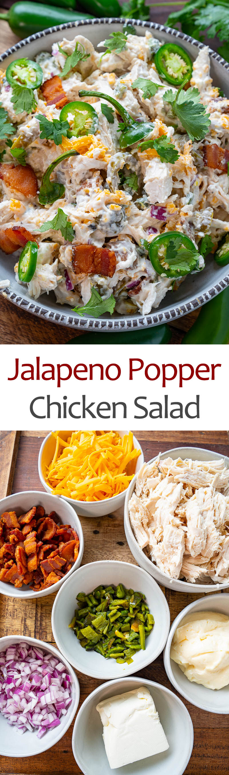 Jalapeno Popper Chicken Salad