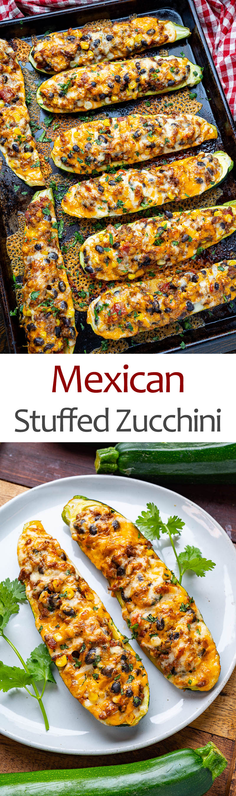 Mexican Stuffed Zucchini