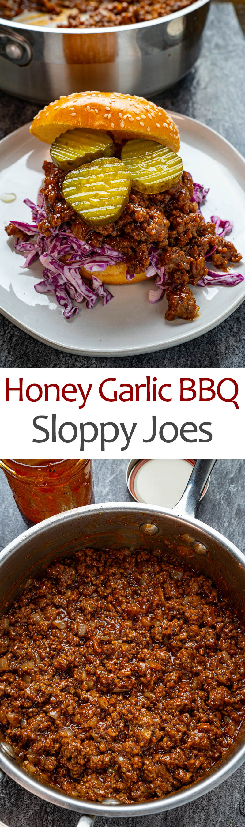 Honey Garlic BBQ Sloppy Joes