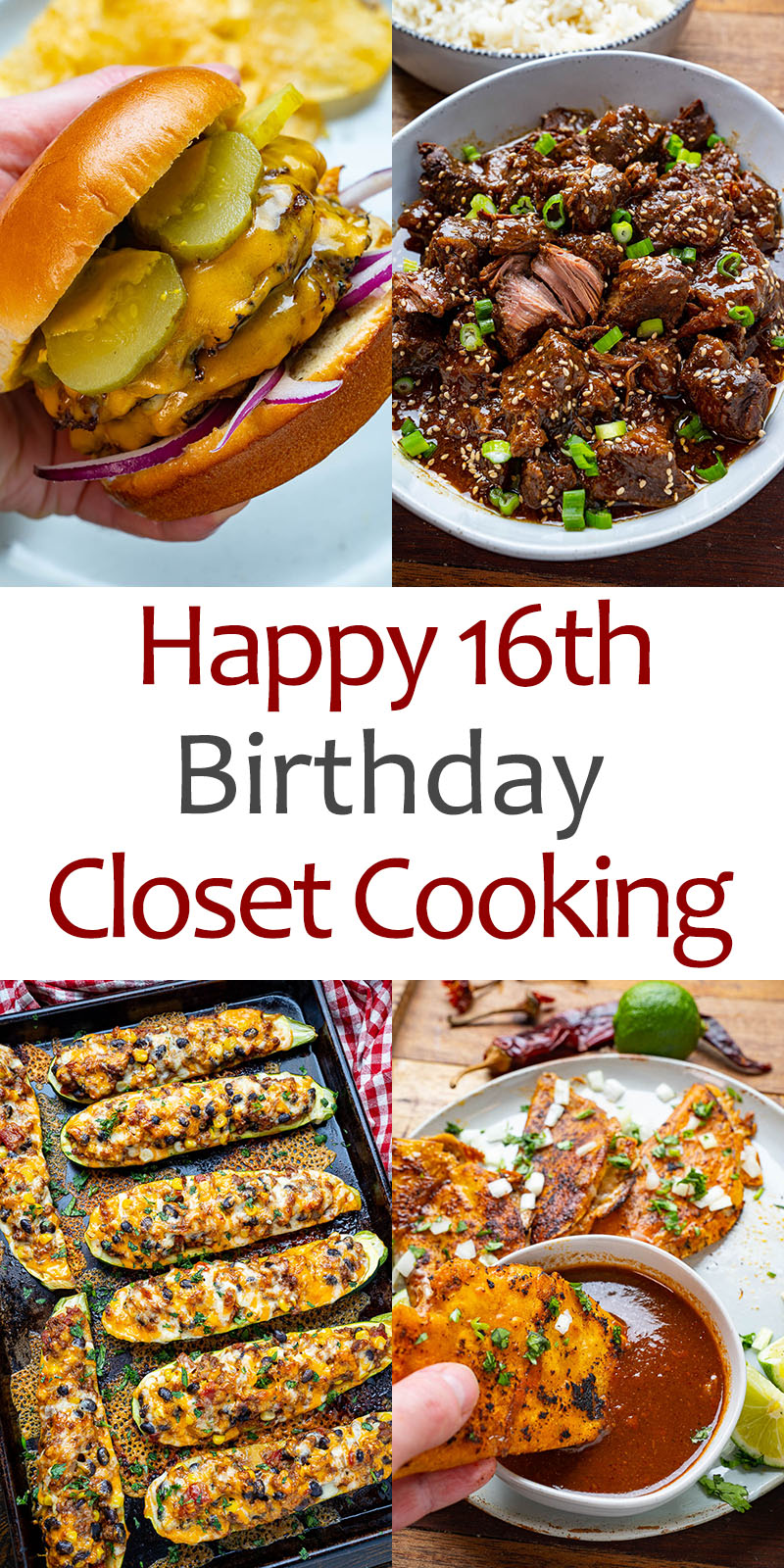 Happy 16th Birthday Closet Cooking!