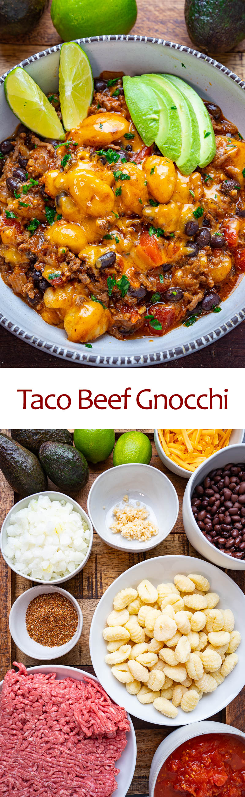 Taco Beef Gnocchi