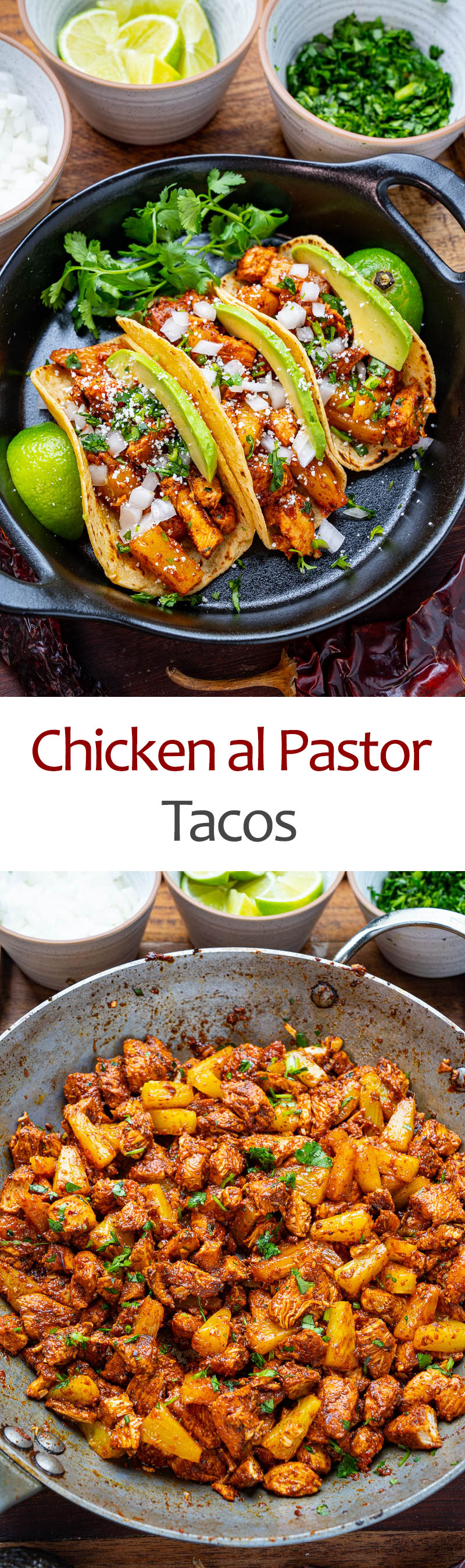 Chicken al Pastor Tacos